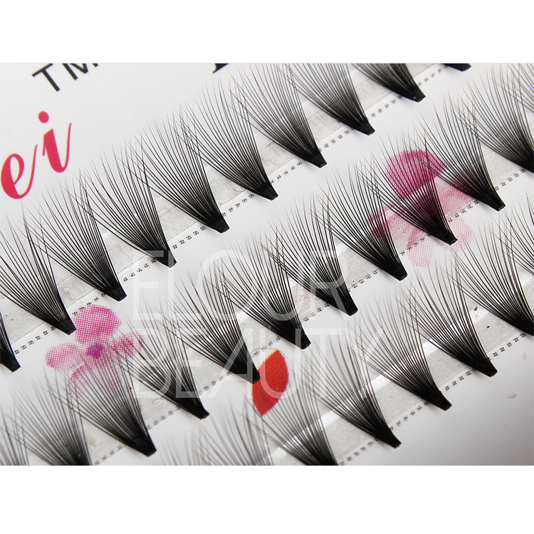 Factory supply gorgeous 4D individual false eyelashes ES46